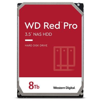 WD8003FFBX - WD RED PRO - 3.5" - 8To - 256Mo cache - 7200T/min - Sata 6Gb/s -