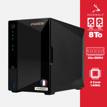 Ynisek Solutions Asustor AS3302T 2Go NAS 8To (2x 4To) WD RED Plus