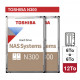 Ynisek Solutions Asustor AS5202T 2Go NAS 12To (2x 6To) Toshiba N300