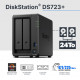 Ynisek Solution DS723+ 6Go Serveur de Stockage NAS 24To (2x 12To) IronWolf