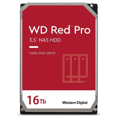 WD161KFGX - WD RED - 3.5" - 16To - 512Mo cache - 7200T/min - Sata 6Gb/s - Garantie 36 mois