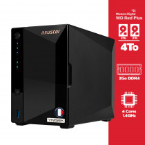 Ynisek Solutions Asustor AS3302T 2Go NAS 4To (2x 2To) WD RED Plus