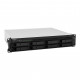 RS1221+ - RS1221+ Bt NAS Rack 2U pour 8 DD 3.5/2.5p 2.2GHz QCore 4Go 4LAN GbE USB3