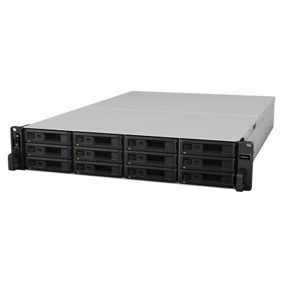 RS3621XS+ - RS3621XS+ Bt NAS Rack 2U pour 12DD 3.5/2.5p 2.1/2.7G 8Core 8Go 4x LAN GbE +