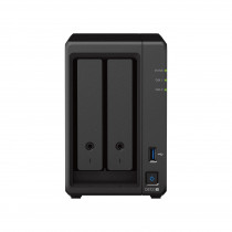 Synology DS723+ - Serveur NAS 2 baies - Processeur AMD Ryzen DualCore 3.1 GHz - 2 Go RAM ECC DDR4 - 2 Slots M.2 NVMe 2280