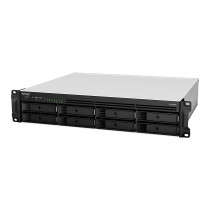 SYNOLOGY RS1221RP+ - RS1221RP+ Bt NAS Rack 2U pour 8 DD 3.5/2.5p 2.2GHz QCore 4Go 4LAN GbE USB3