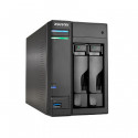 AS6702T - AS6702T NAS 2 baies 2.0/2.9 GHz QC 4Go - 2 LAN 2.5GbE - USB3.2 - 4 slots M.2 NVM