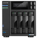 AS6704T - AS6704T NAS 4 baies 2.0/2.9 GHz QC 4Go - 2 LAN 2.5GbE - USB3.2 - 4 slots M.2 NVM