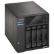 AS6704T - AS6704T NAS 4 baies 2.0/2.9 GHz QC 4Go - 2 LAN 2.5GbE - USB3.2 - 4 slots M.2 NVM