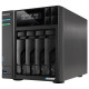 AS6704T - AS6704T NAS 4 baies 2.0/2.9 GHz QC 4Go - 2 LAN 2.5GbE - USB3.2 - 4 slots M.2 NVM