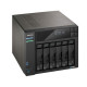 AS6706T - AS6706T NAS 6 baies 2.0/2.9 GHz QC 8Go - 2 LAN 2.5GbE - USB3.2 - 4 slots M.2 NVM