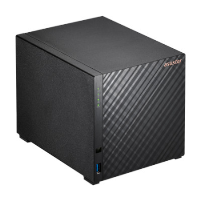 AS1104T - AS1104T NAS 4 baies SATA 1.4GHz Quadcore 1Go 1LAN 2.5GbE USB3.2