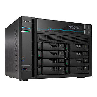 AS6508T - AS6508T NAS 8 baies 2.1 GHz QC 8Go - 2 LAN 2.5GbE + 2 10GbE - USB3.2 -