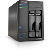 AS6602T - AS6602T NAS 2 baies 2.0/2.7 GHz QC 4Go - 2 LAN 2.5GbE - USB3.2 - 2 slot M.2 NVMe