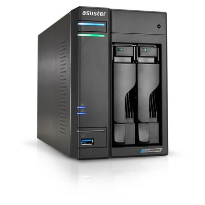 AS6602T - AS6602T NAS 2 baies 2.0/2.7 GHz QC 4Go - 2 LAN 2.5GbE - USB3.2 - 2 slot M.2 NVMe