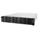 AS7112RDX/Rail - AS7112RDX Bt NAS Rack 12 emp. 3.4/4.6GHz QuadCore 8Go 4 Lan GbE USB3.2 + USB-C