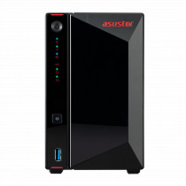 AS5402T - AS5402T NAS 2 baies 2.0/2.9 GHz QC 4Go - 2 LAN 2.5GbE - USB3.2 - 4 slots M.2 NVM