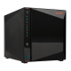 AS5404T - AS5404T NAS 4 baies 2.0/2.9 GHz QC 4Go - 2 LAN 2.5GbE - USB3.2 - 4 slots M.2 NVM