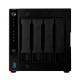 AS5404T - AS5404T NAS 4 baies 2.0/2.9 GHz QC 4Go - 2 LAN 2.5GbE - USB3.2 - 4 slots M.2 NVM